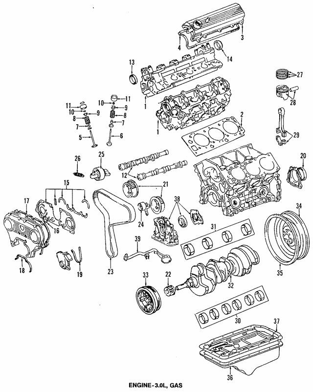 Випускний клапан 1371565010 TOYOTA