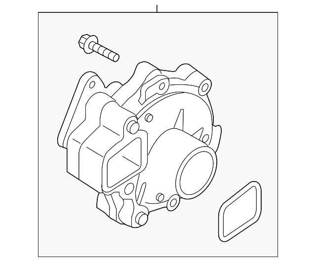 Насос охолоджувальної рідини, охолодження двигуна 16100WB002 TOYOTA