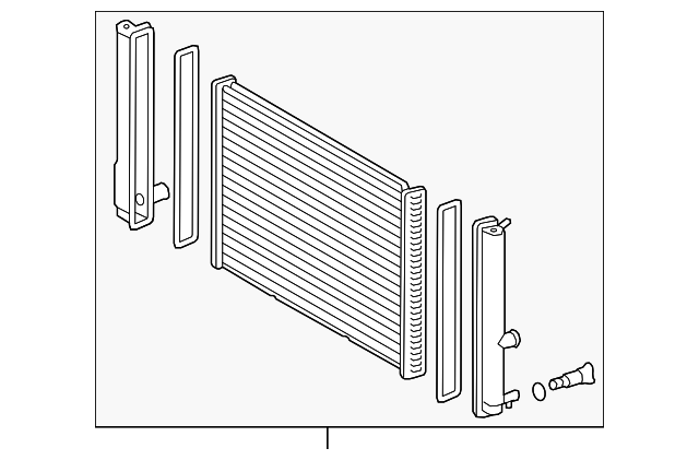 Радиатор охлаждения ty prus v 2012-2013 1.8l l4 mt pa 1row tyc 1640037260 TOYOTA