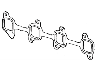 Прокладка выпускного коллектора 1717364051 TOYOTA
