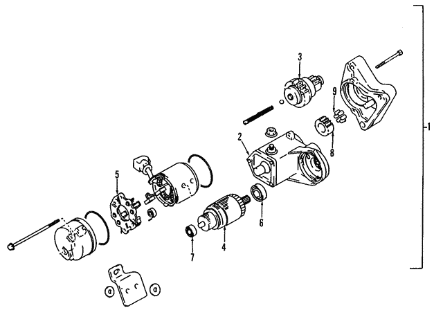 Стартер 281007605084 TOYOTA