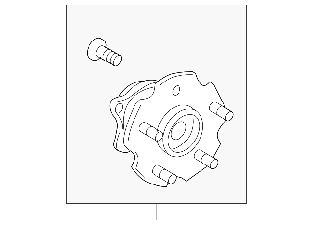 Маточина колеса 424100R010 TOYOTA