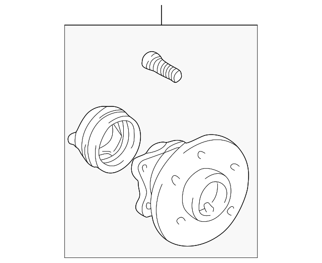 Комплект колісних підшипників 4245063011 TOYOTA