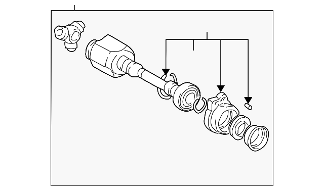 Комплект шарнірів, приводний вал 4303028010 TOYOTA