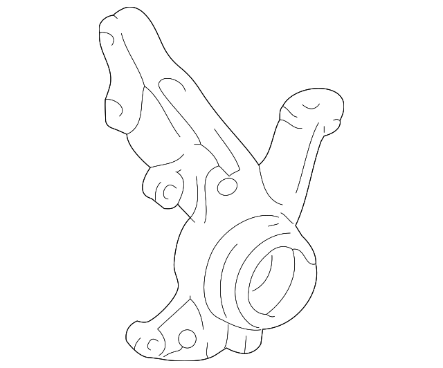 Кулак поворотный 4321119015 TOYOTA