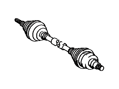 Комплект шарнірів, приводний вал 4341012080 TOYOTA