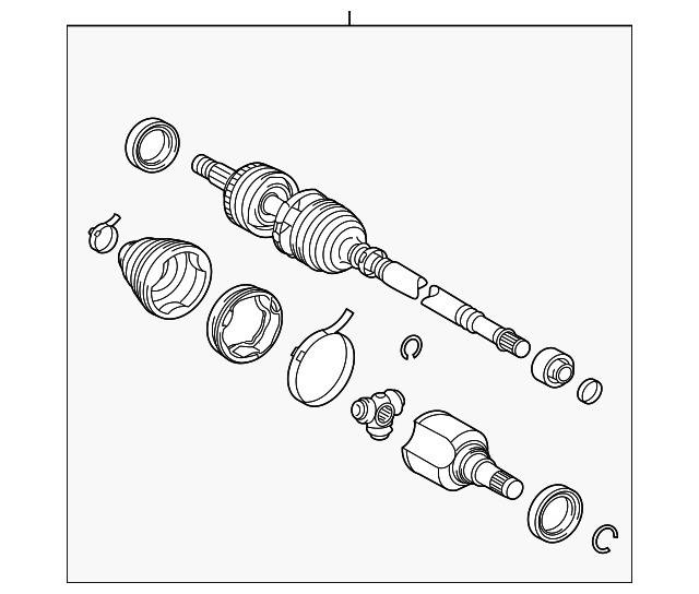 Приводний вал 4341012B30 TOYOTA