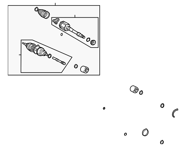 Полуось переднего моста 4341048050 TOYOTA