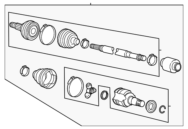 Пыльник шрус наружный комплект 4342074050 TOYOTA