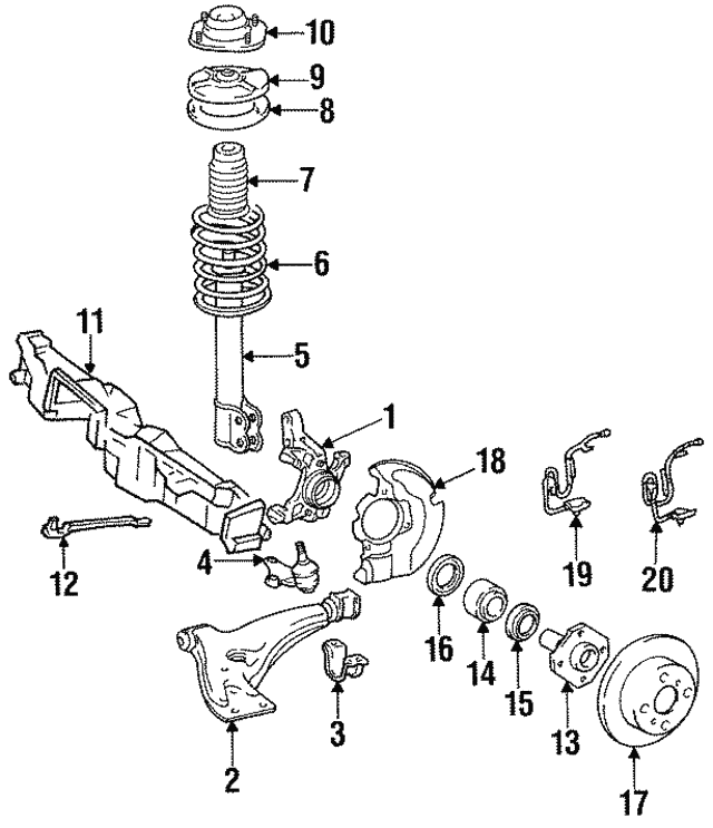 Диск тормозной toyota 4351216120 4351216120 TOYOTA