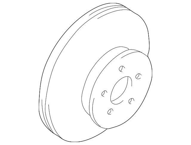 Диск гальмівний 4351242010 TOYOTA