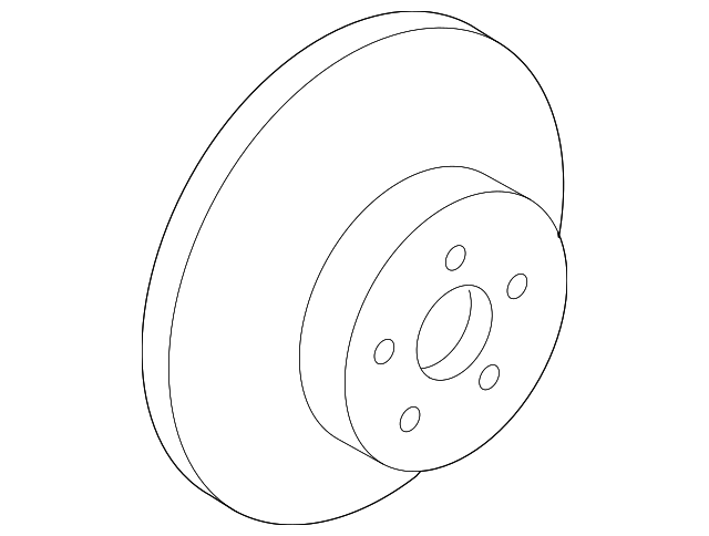 4351248140 oe toyota диск гальм. перед 4351248140 TOYOTA