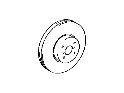 Гальмівний диск 4351258010 TOYOTA