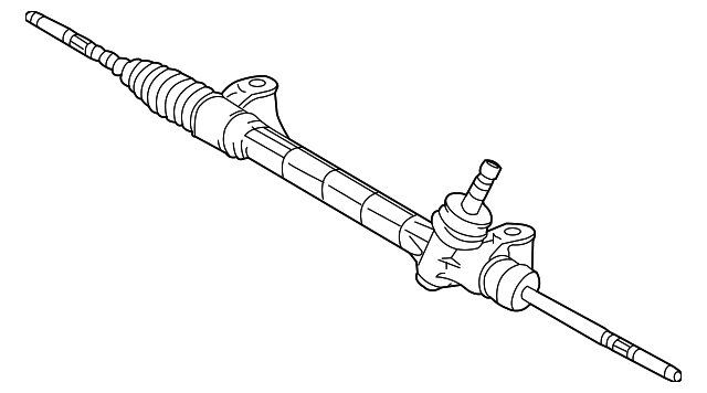 Осьовий шарнір, поперечна кермова тяга 455100R051 TOYOTA