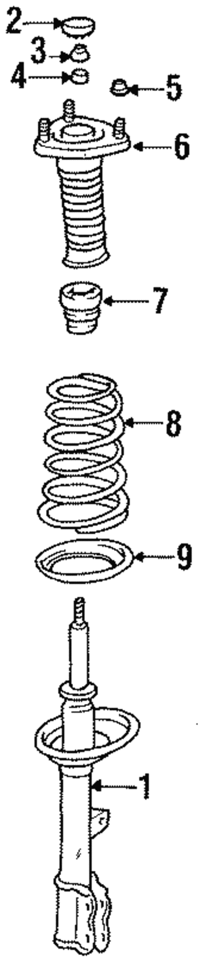 Подушка амортизатора 4807220020 TOYOTA
