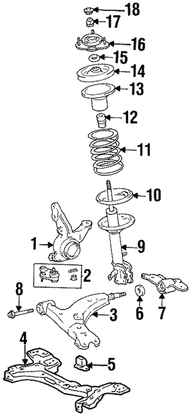 Сайлентблок рычага 4807612031 TOYOTA
