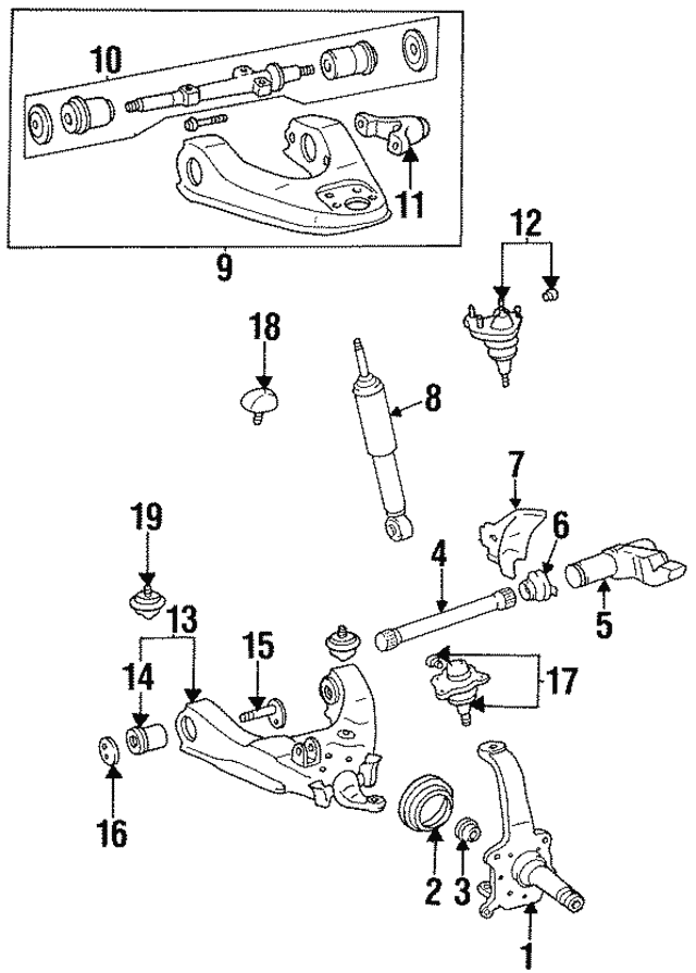 Амортизатор 4851139697 TOYOTA