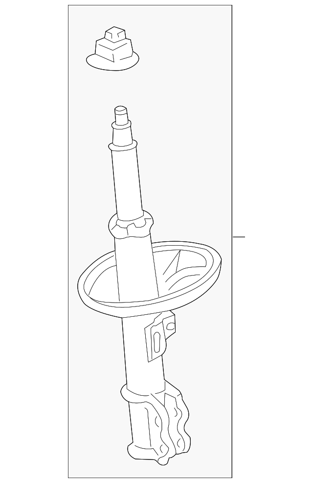 Амортизатор 4852009T10 TOYOTA