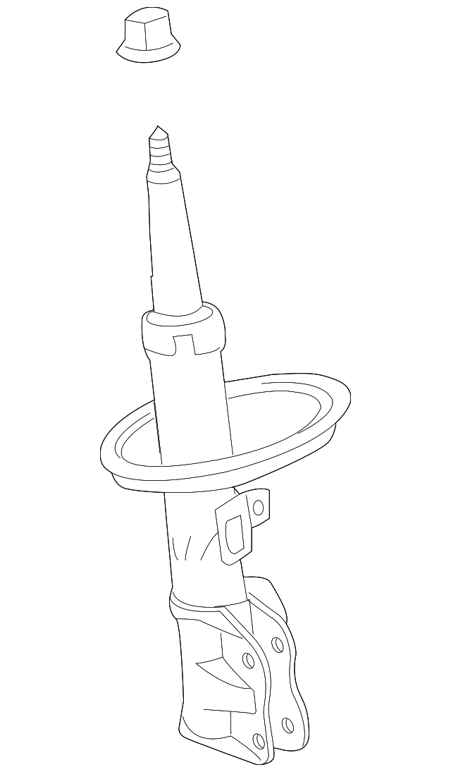 Амортизатор 48520A9580 TOYOTA