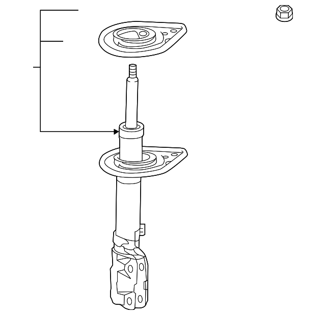 Амортизатор 4853009897 TOYOTA