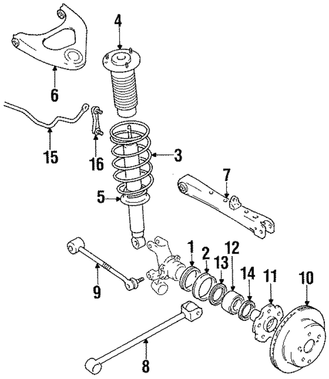 Амортизатор 4853029088 TOYOTA