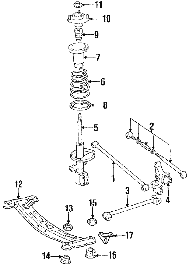 Амортизатор 4854039525 TOYOTA