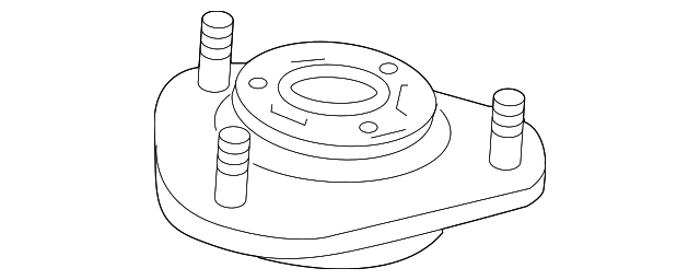 Подушка амортизатора 4860912500 TOYOTA