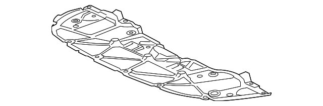 Защита двигателя ty cmry 2018- tyc 5144106290 TOYOTA