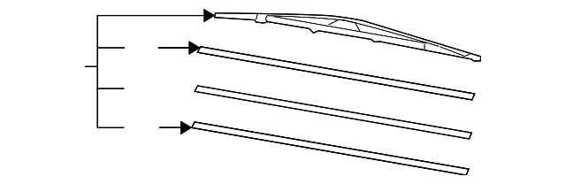 Щітка двірника 8522202130 TOYOTA