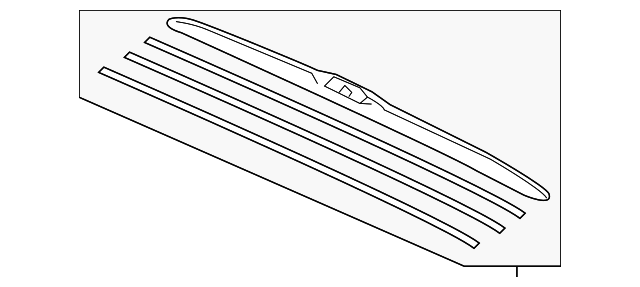 Стеклоочиститель lh 852220E050 TOYOTA