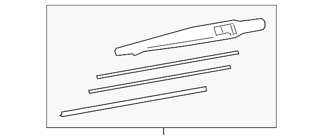 Щетка стеклоочистителя заднего стекла 8524212130 TOYOTA