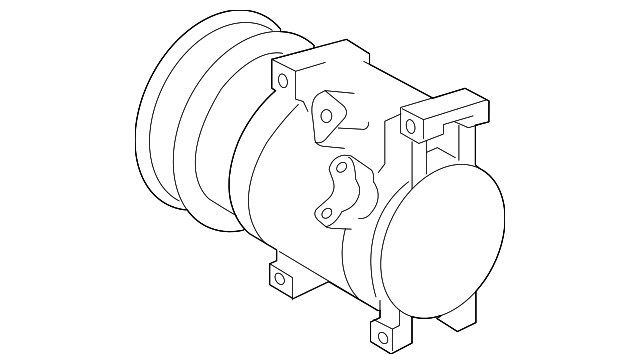Компресор, система кондиціонування повітря 8831006240 TOYOTA