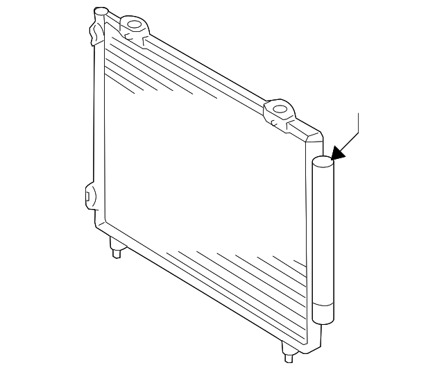 Конденсатор, система кондиціонування повітря 8845013031 TOYOTA