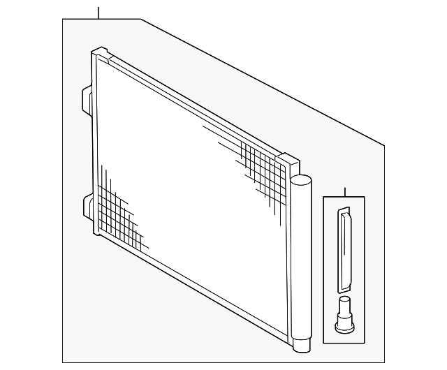 Радиатор кондиционера ty rav-4 2013-2013 tyc 884600R030 TOYOTA