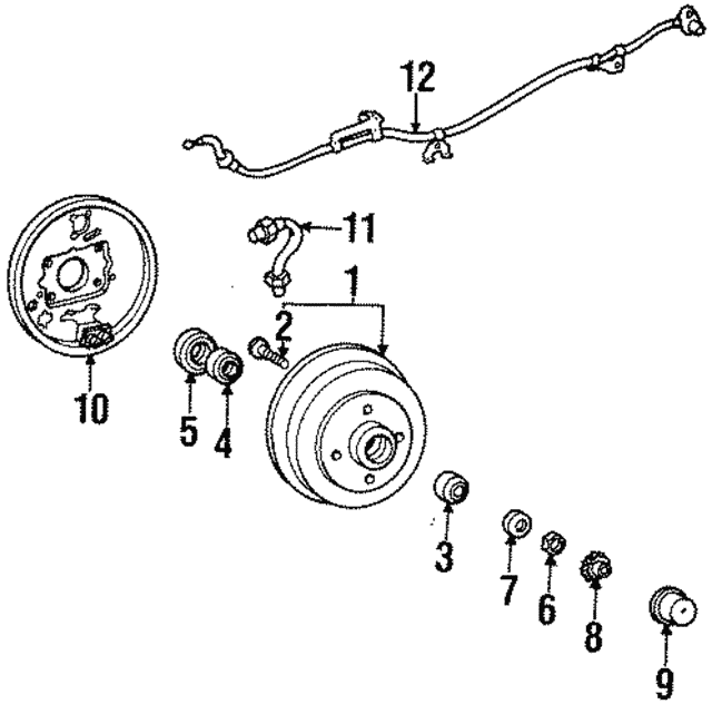 Гальмівний шланг 9094702637 TOYOTA