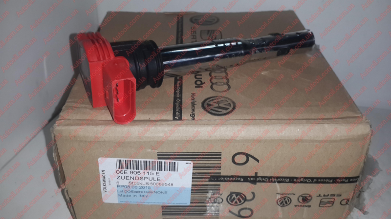 06e 905 115 e дивися заміну!!! цей номер застарів ! катушка... 06E905115E VAG