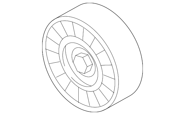 Ролик обвідний 022145276A VAG