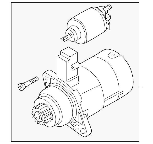 Стартер 02M911022FX VAG