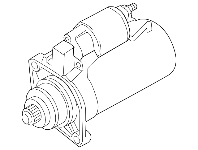 Стартер 02T911024QX VAG