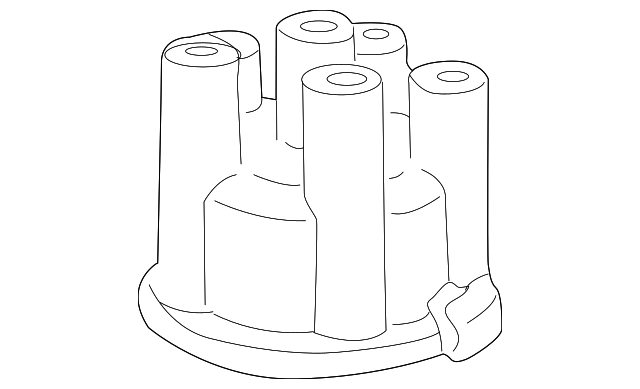 Кришка розподільника запалювання 034905207B VAG