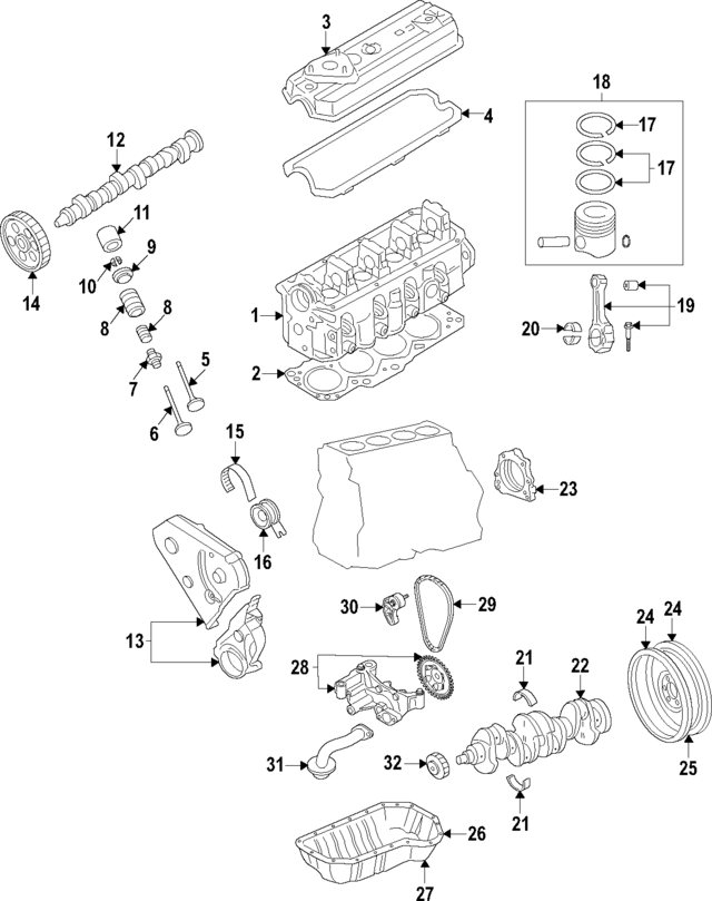 Vag розподільчий вал  audi a4skodacaddygolfpassatt5 19tdi 20tdi 038109101AH VAG