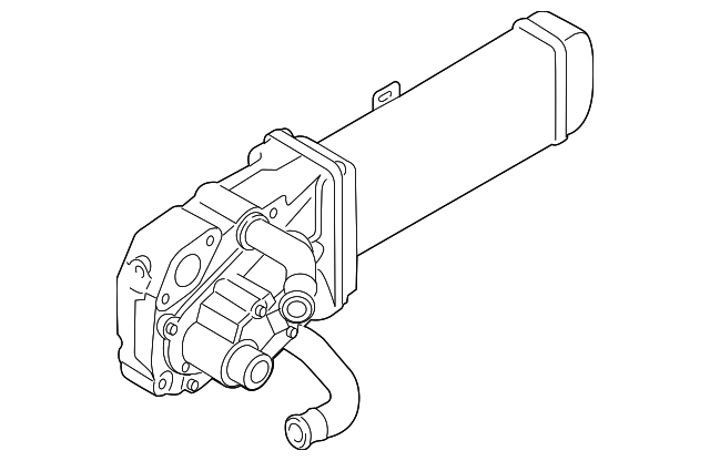 Радіатор, система рециркуляції вг 03L131512AF VAG