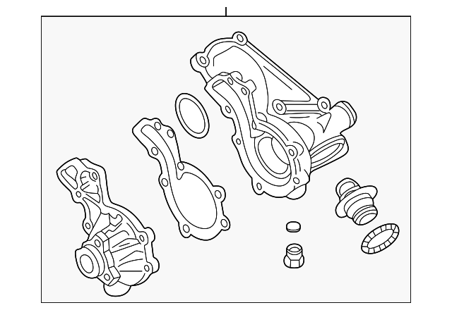 Насос охолоджувальної рідини, охолодження двигуна 050121010CX VAG