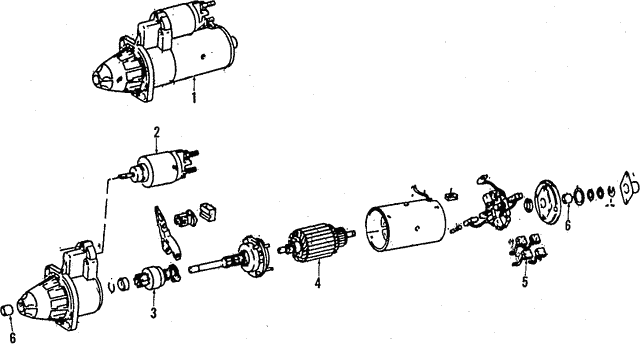 Стартер 055911023DX VAG