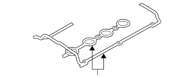 Vag прокладка клап.кришки к-т boragolf ivpassataudi a3/a4/a6seat 058198025A VAG