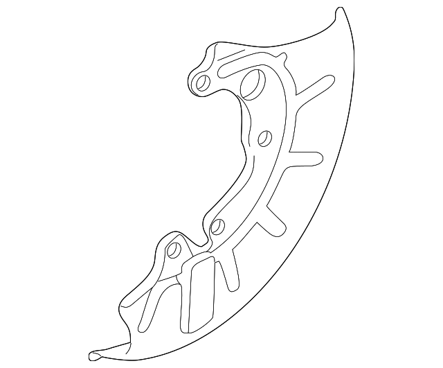 Кожух гальмівного диску 1J0615311A VAG