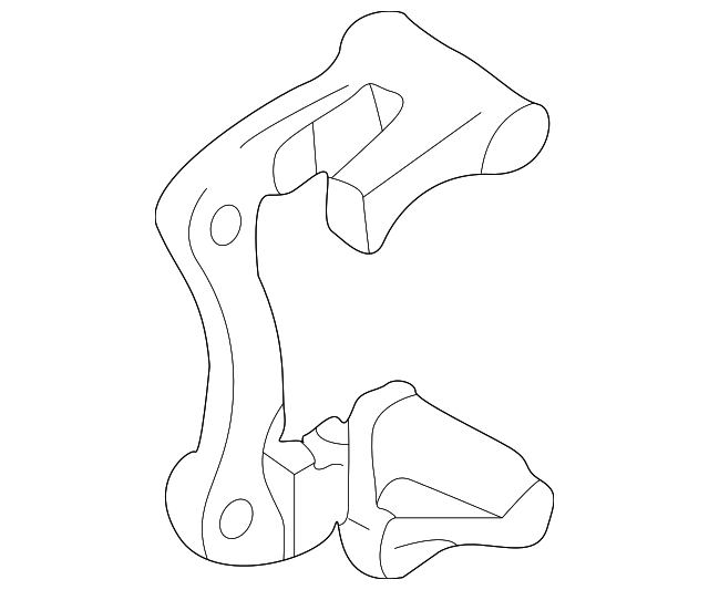 Кронштейн, гальмівний супорт 1J0615425E VAG