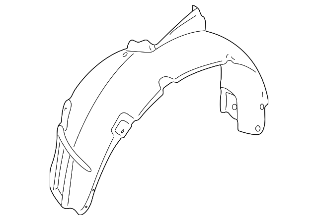 Обшивка, колісна ніша 1J0809962B VAG