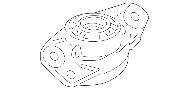 Верхня опора, стійка амортизатора 1K0513353H VAG