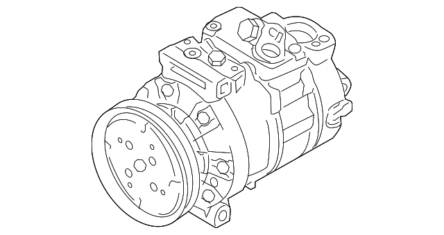 Клапан компресора кондиціонера audi a3/vw passat/golf 03- delphi... 1K0820859D VAG